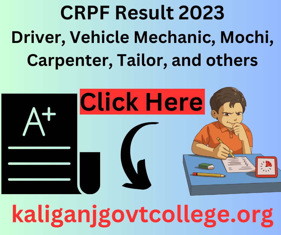 CRPF Result 2023