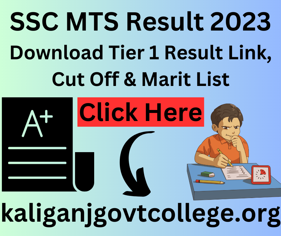 SSC MTS Result 2023