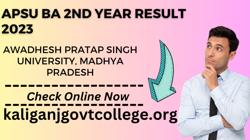 APSU BA 2nd Year Result 2023