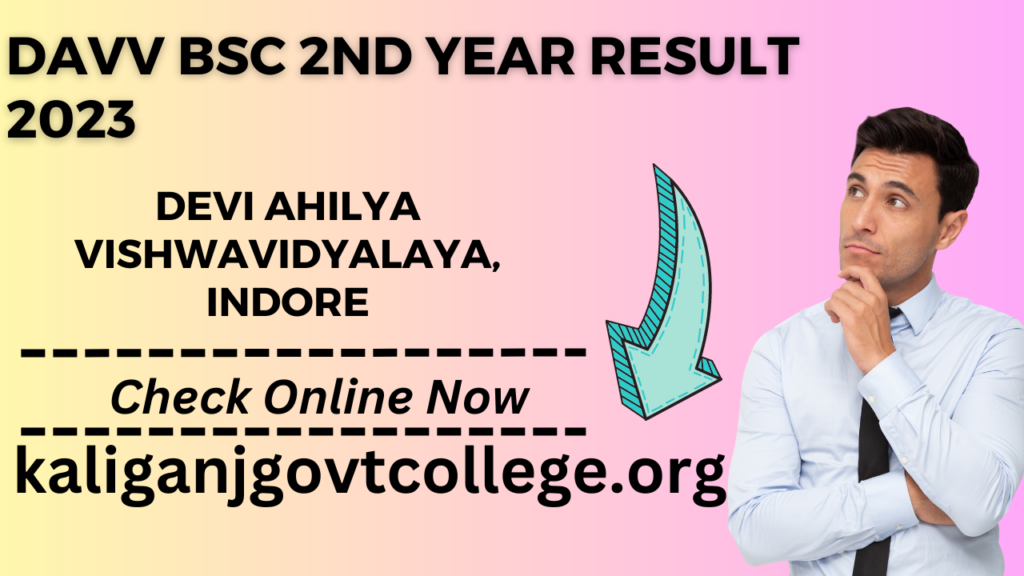 DAVV BSC 2nd Year Result 2023