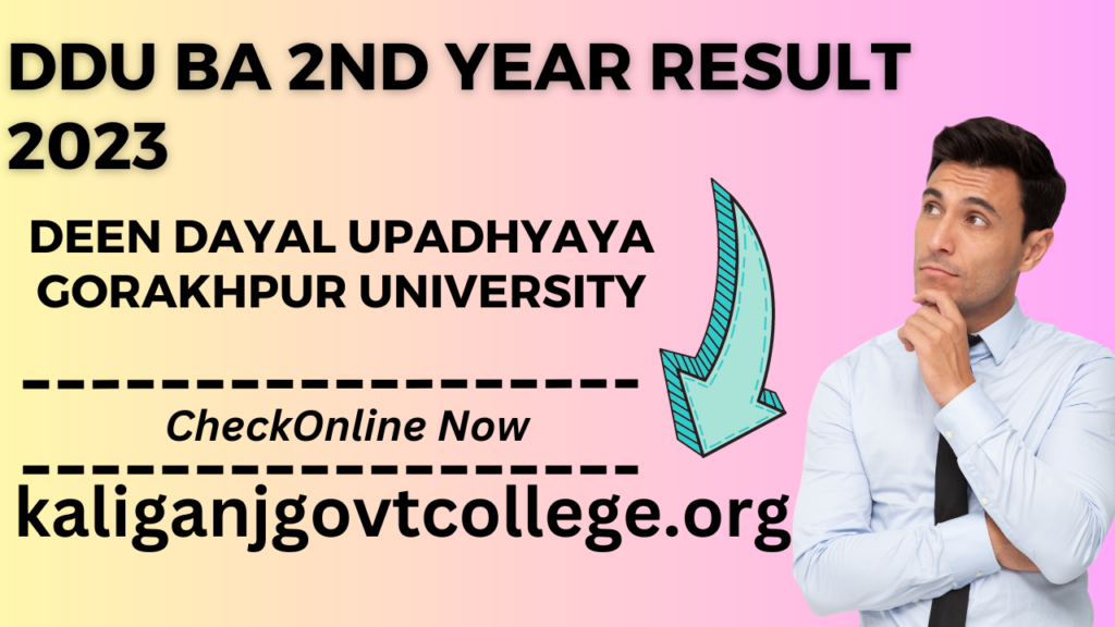 DDU BA 2nd Year Result 2023