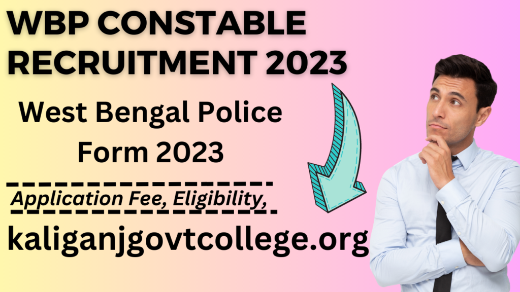 WBP Constable Recruitment 2023