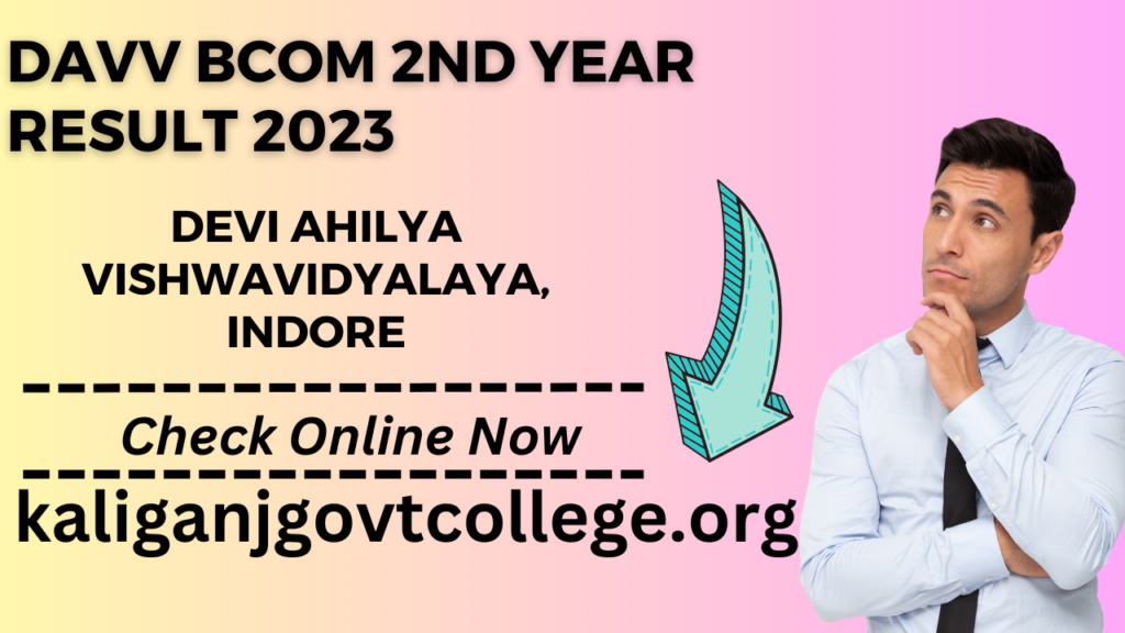 DAVV BCom 2nd Year Result 2023