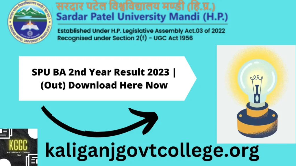 SPU BA 2nd Year Result 2023