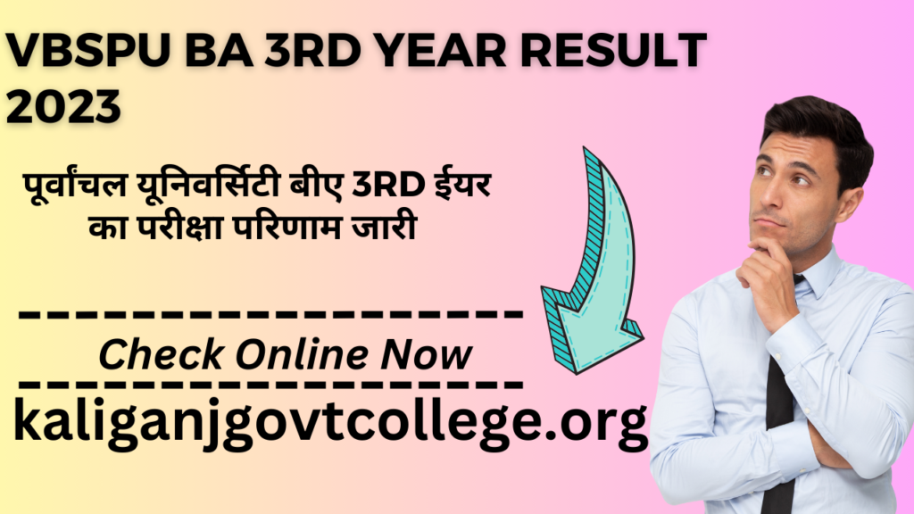 VBSPU BA 3rd Year Result 2023