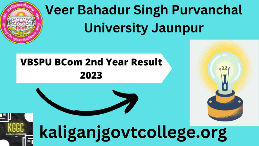 VBSPU BCom 2nd Year Result 2023