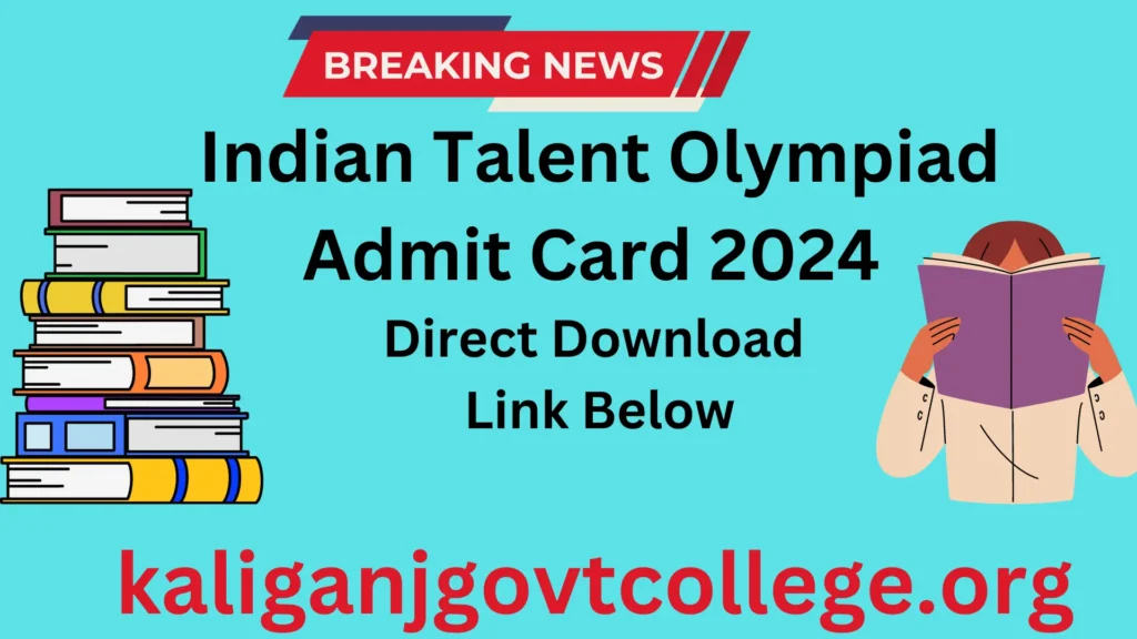 Indian Talent Olympiad Admit Card 2024