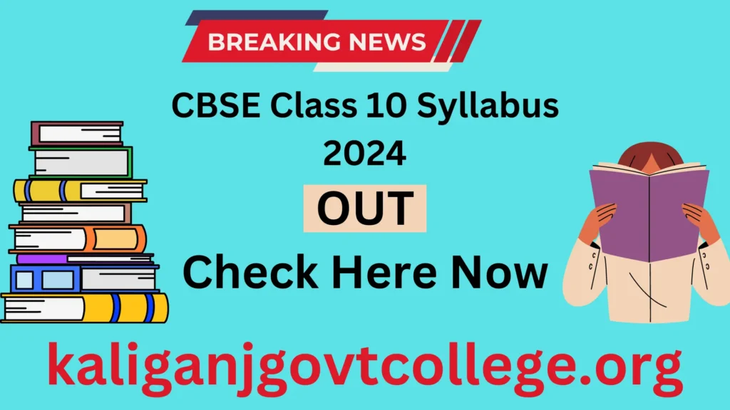 CBSE Class 10 Syllabus 2024