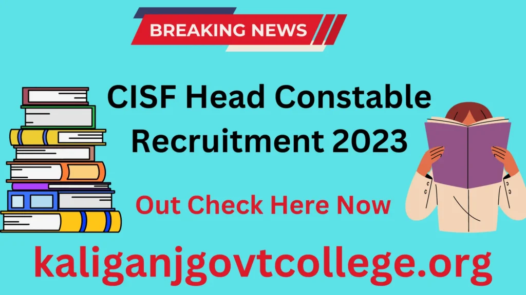 CISF Head Constable Recruitment 2023