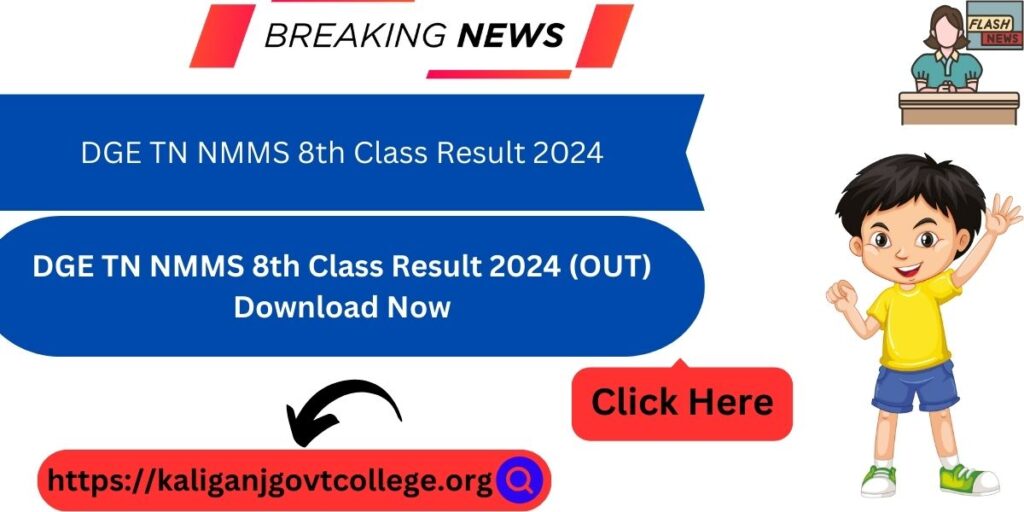 DGE TN NMMS 8th Class Result 2024 (OUT) Download Now