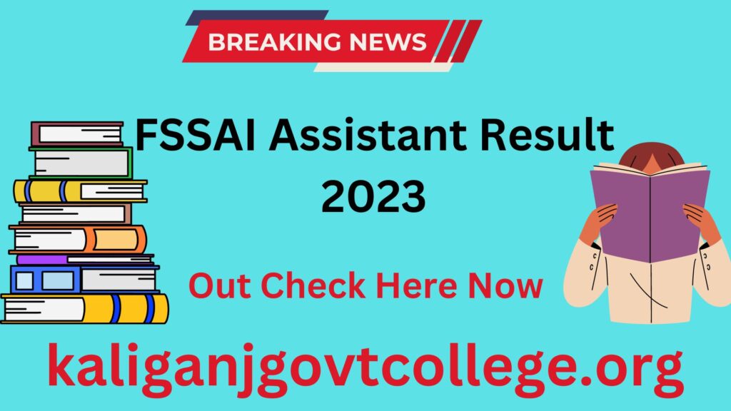 FSSAI Assistant Result 2023