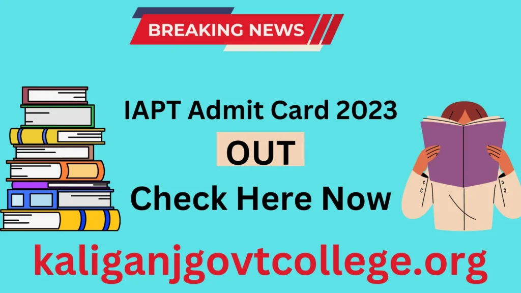 IAPT Admit Card 2023