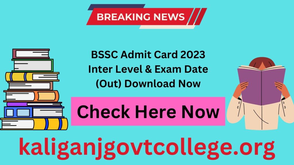 BSSC Admit Card 2023 Intern Level