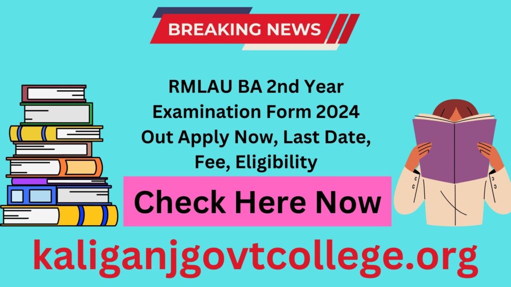 RMLAU BA 2nd Year Examination Form 2024