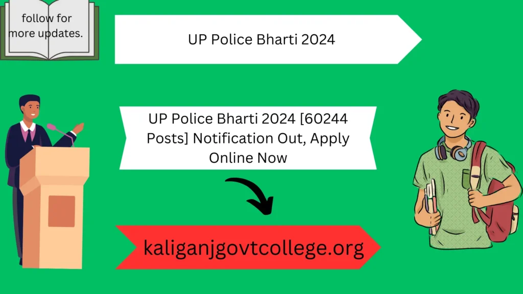 UP Police Bharti 2024 [60244 Posts] Notification Out, Apply Online Now