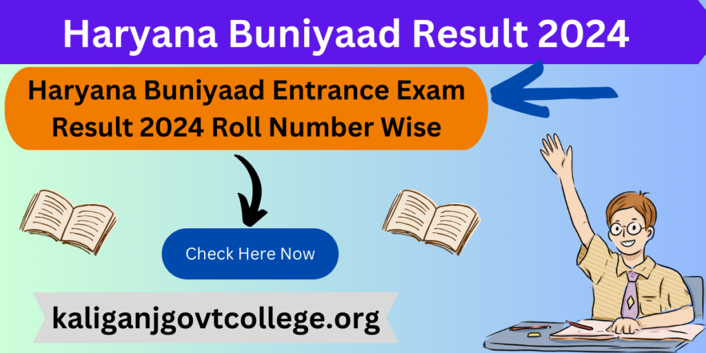 Haryana Buniyaad Result 2024