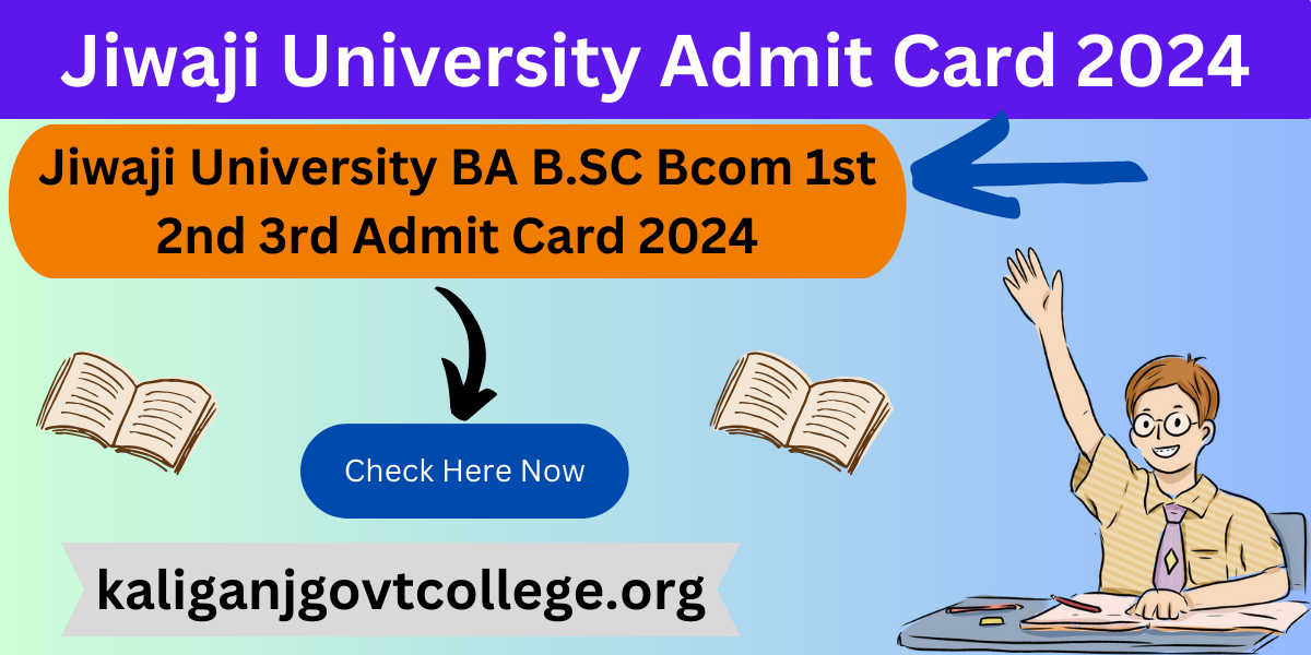 Jiwaji University Admit Card 2024