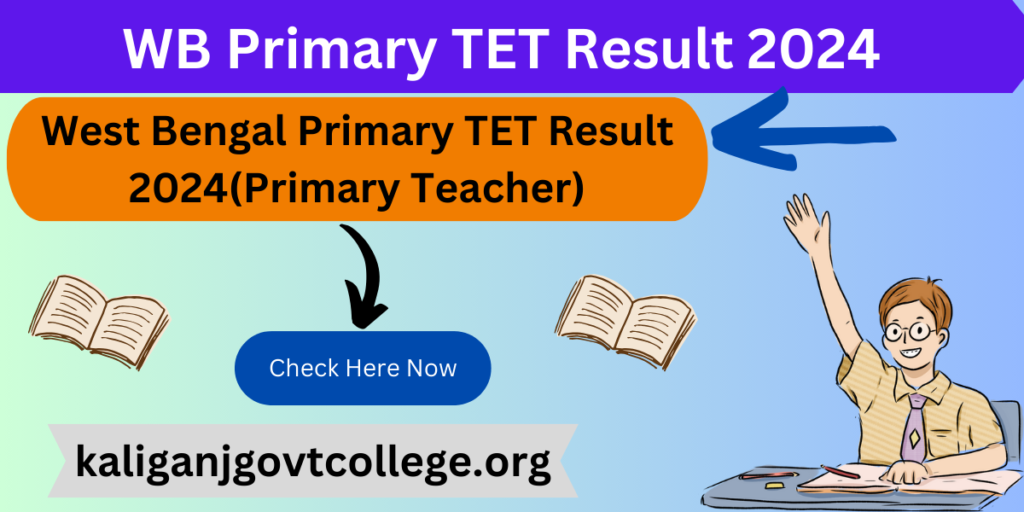 WB Primary TET Result 2024