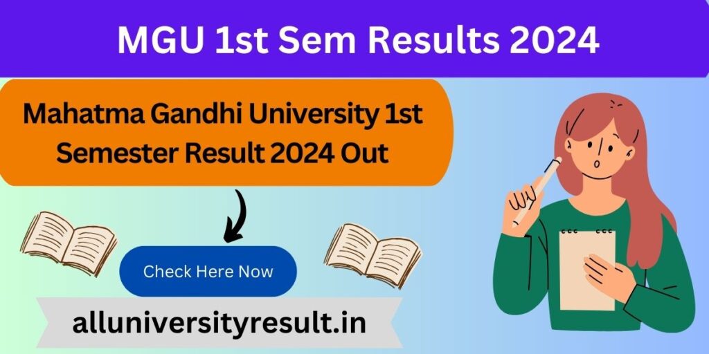 MGU 1st Sem Results 2024