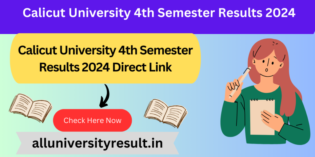 Calicut University 4th Semester Results 2024