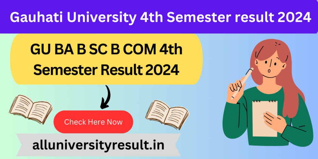 Gauhati University 4th Semester result 2024