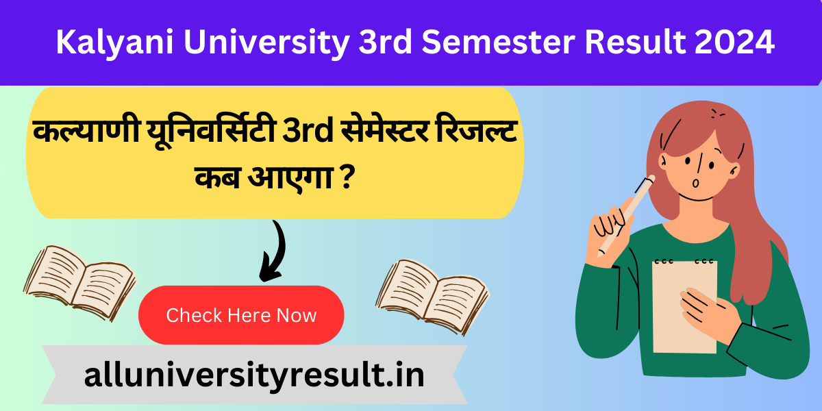 Kalyani University 3rd Semester Result 2024