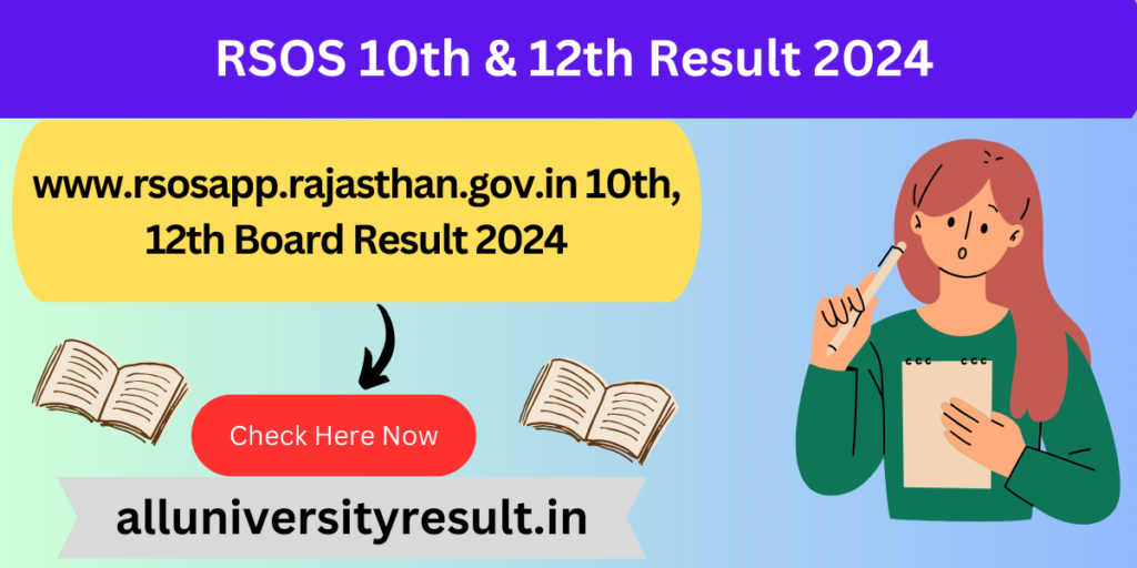 RSOS 10th & 12th Result 2024