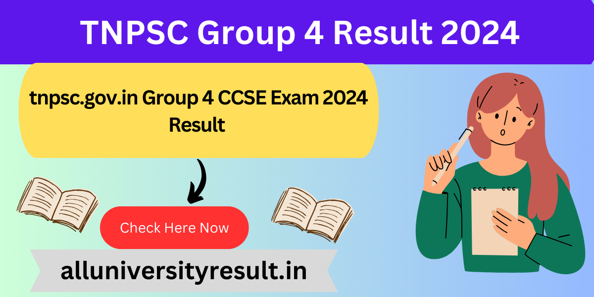 TNPSC Group 4 Result 2024